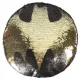 Batman Symbol átfordítható flitteres formapárna 30 cm