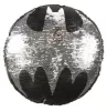 Batman Symbol átfordítható flitteres formapárna 30 cm
