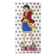 One Piece Captain Luffy fürdőlepedő, strand törölköző 70x140cm (Fast Dry)