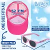 Bluey Pink Team napszemüveg és baseball sapka szett