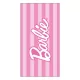 Barbie Striped fürdőlepedő, strand törölköző 70x140cm (Fast Dry)