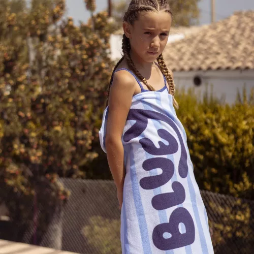 Bluey Splash Time fürdőlepedő, strand törölköző 70x140cm (Fast Dry)