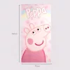 Peppa malac Stars fürdőlepedő, strand törölköző 70x140cm (Fast Dry)