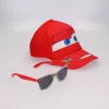 Disney Verdák Red Smile napszemüveg és baseball sapka szett