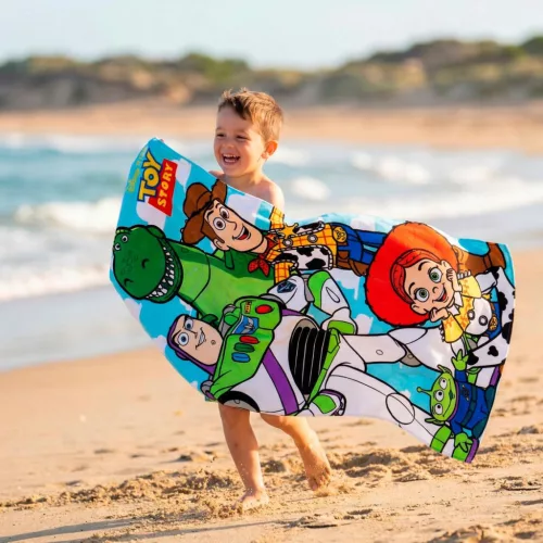 Disney Toy Story (Játékháború) Crew fürdőlepedő, strand törölköző 70x140cm (Fast Dry)
