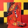 Disney Verdák Speed Racer fürdőlepedő, strand törölköző 70x140cm (Fast Dry)