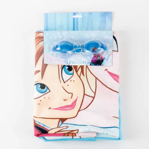 Disney Jégvarázs Celebrate törölköző és úszószemüveg szett
