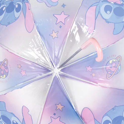 Disney Lilo és Stitch, A csillagkutya Universe gyerek átlátszó esernyő Ø71 cm