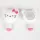 Hello Kitty White mini plüss hajkefe 13 cm