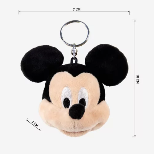 Disney Mickey Smile Clip plüss kulcstartó 10 cm