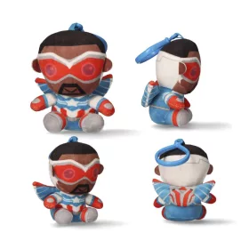   Bosszúállók Captain 3D plüss figura akasztóval, táskadísz 13 cm