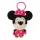 Disney Minnie Smile 3D plüss figura akasztóval, táskadísz 13 cm