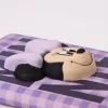 Disney Minnie Purple 3D notesz, vonalas jegyzetfüzet