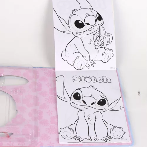 Disney Lilo és Stitch, A csillagkutya Banana színezhető füzet szett sablonnal