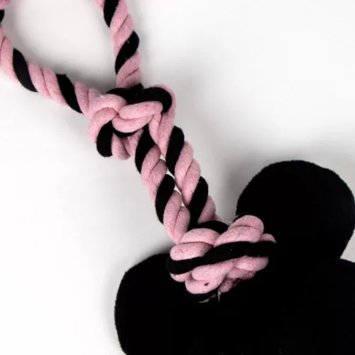 Disney Minnie Pink sípoló kötél kutyajáték 30 cm