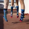 Sonic a sündisznó Face felnőtt hosszú szárú zokni 40/46