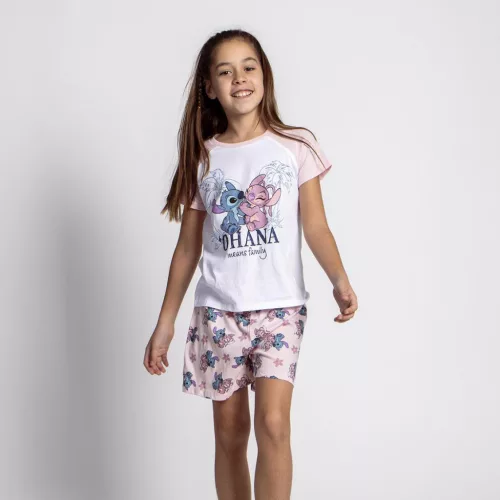 Disney Lilo és Stitch, A csillagkutya Ohana gyerek rövid pizsama 8 - 14 év / 128 - 164 cm