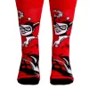 Harley Quinn Red felnőtt hosszú szárú zokni 36/43