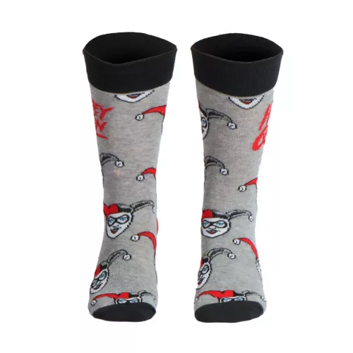 Harley Quinn Grey felnőtt hosszú szárú zokni 36/43