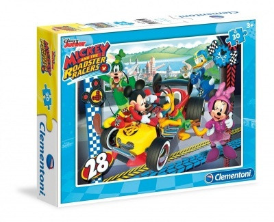 Clementoni 30 db-os puzzle - Mickey és az autóverse