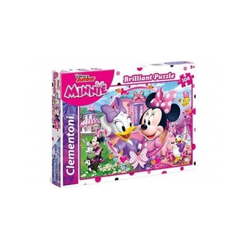 104 db-os Ragyogó puzzle - Minnie Mouse