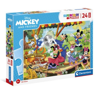 Clementoni 24 db-os Super Color Maxipuzzle Mickey egér és barátai  24218