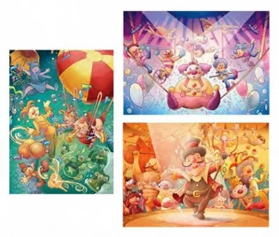 Clementoni  3x48 db-os Cirkusz puzzle  25264