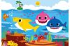 Clementoni 26093  60 db dupla színezhető puzzle Baby Shark