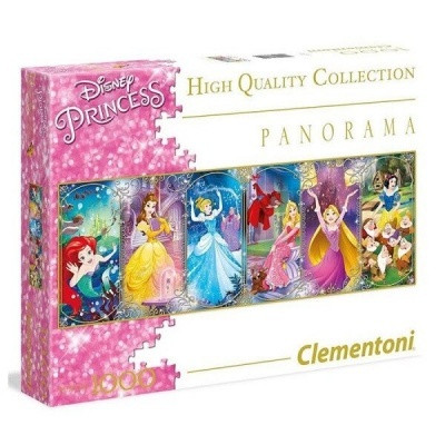 Clementoni 1000 db-os Panoráma puzzle - Disney Hercegnők