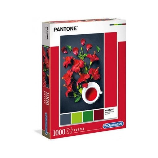 1000 db-os puzzle - Pantone 186 - Hibisz