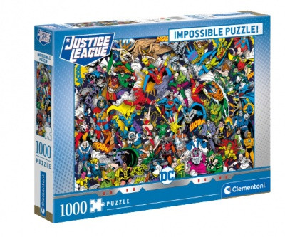 Clementoni puzzle 1000 IMPOSSIBLE DC JUST.LEAG