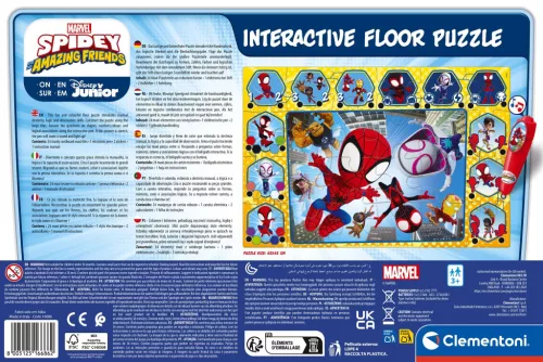 Clementoni Pókember Spidey and Friends interaktív 24 db-os puzzle
