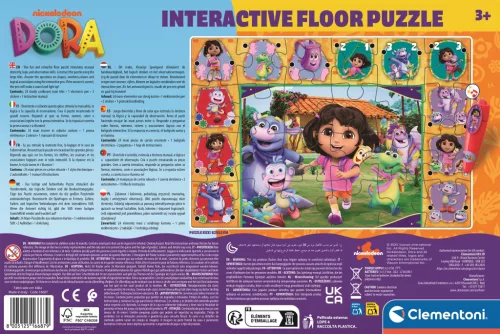 Clementoni Dóra, a felfedező Adventure interaktív 24 db-os puzzle