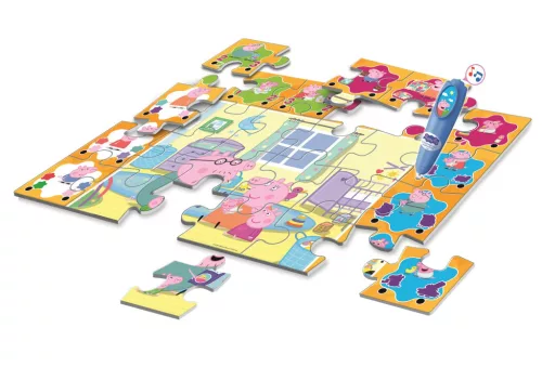 Clementoni Peppa malac Reading interaktív 24 db-os puzzle