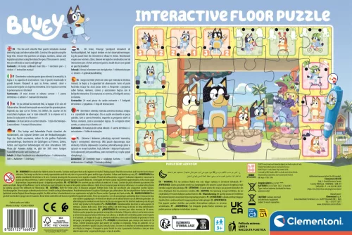 Bluey Playtime interaktív 24 db-os puzzle Clementoni