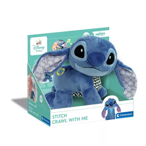 Clementoni Disney Lilo és Stitch, A csillagkutya Cute interaktív mászó plüss figura