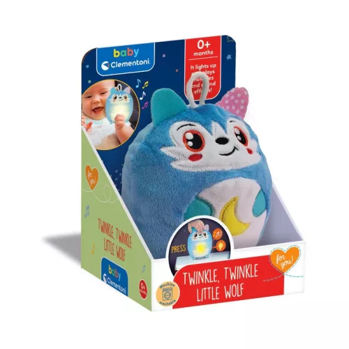 Clementoni Farkas Twinkle Twinkle éjszakai fény és játék