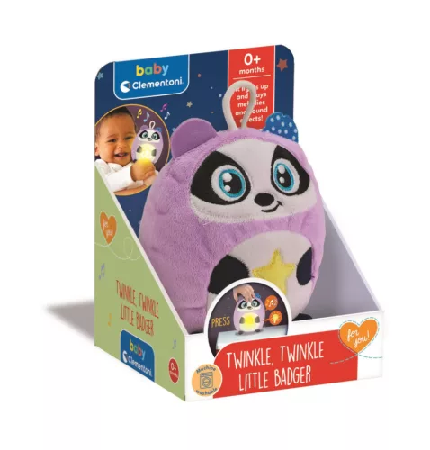 Borz Twinkle Twinkle éjszakai fény és játék Clementoni