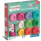 Clementoni Színes Clemmy Unicorn puha építőkocka szett 10 db-os figurával