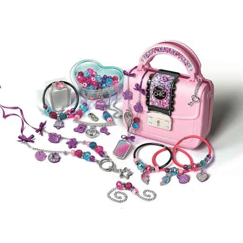 Clementoni Crazy Chic Jewels ékszerkészítő szett kézitáskával 