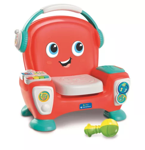 Clementoni Készségfejlesztő Smile zenélő fotel 