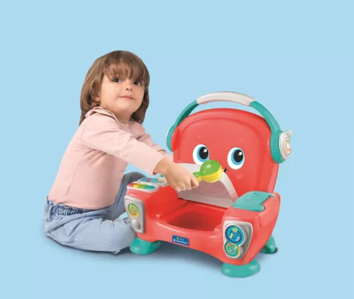 Clementoni Készségfejlesztő Smile zenélő fotel 