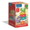 Clementoni Színes piramis Stacking Rings építőjáték 5 db-os
