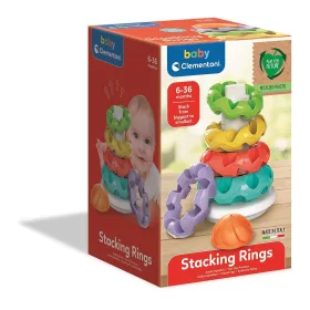   Clementoni Színes piramis Stacking Rings építőjáték 5 db-os