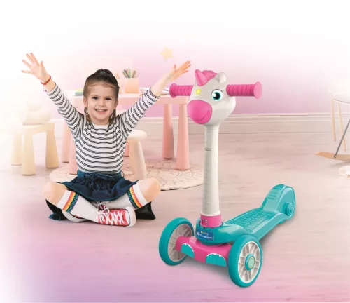 Clementoni Háromkerekű Pink unikornis roller