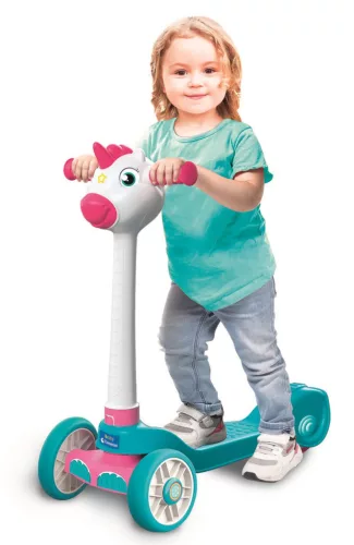 Háromkerekű Pink unikornis roller Clementoni