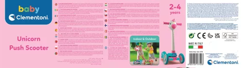 Clementoni Háromkerekű Pink unikornis roller