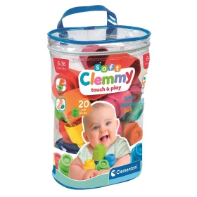 Clementoni Színes Clemmy puha építőkocka 20 db-os