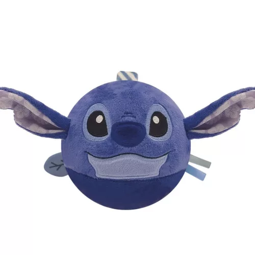 Clementoni Disney Lilo és Stitch, A csillagkutya Round plüss labdafigura, baba csörgő