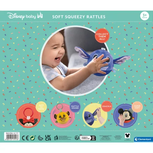 Clementoni Disney Az Oroszlánkirály Round plüss labdafigura, baba csörgő